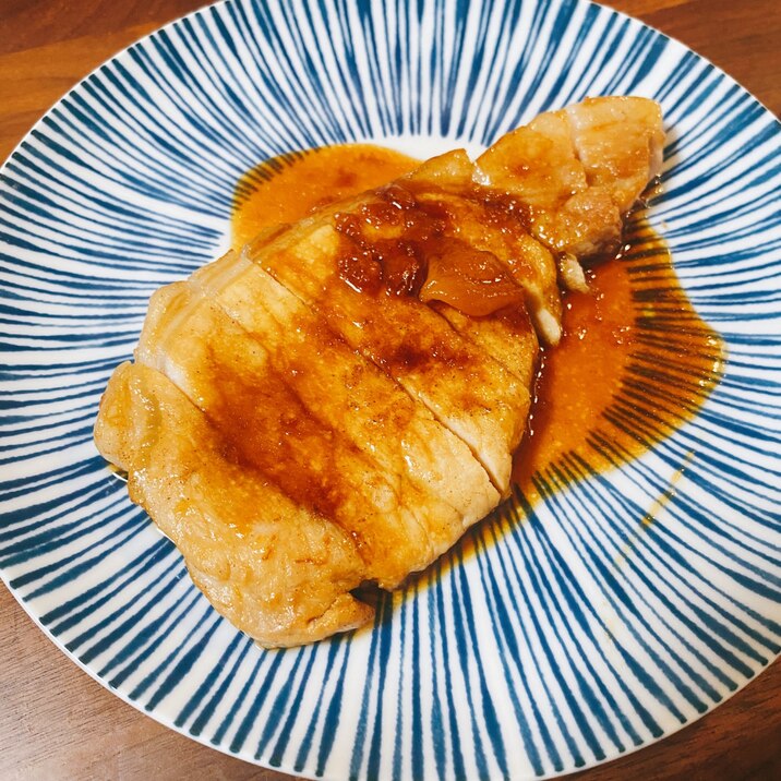 簡単 豚肉のソテー あんずソース